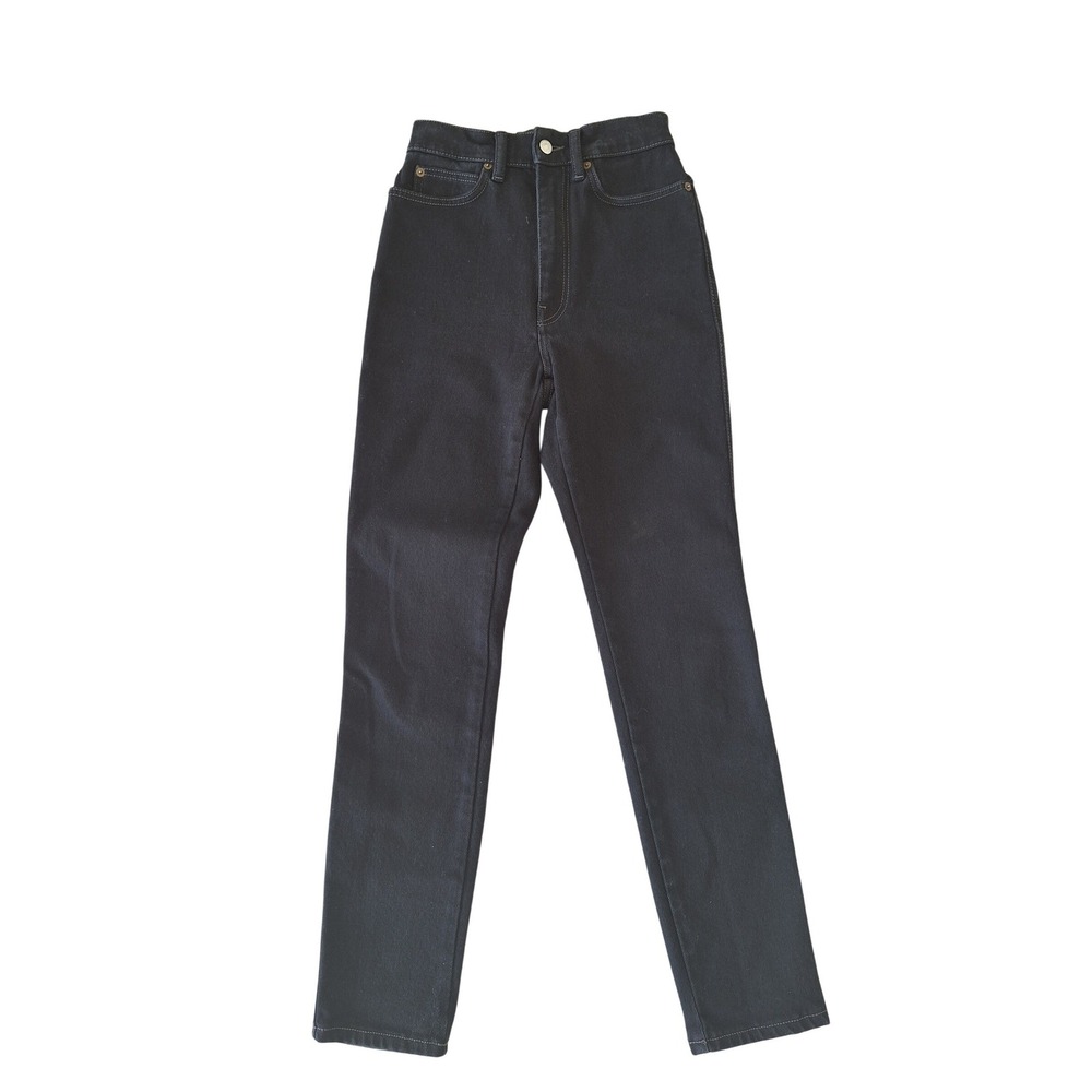 ACNE STUDIOS Women's Black High Rise Skinny Jeans Sz 27